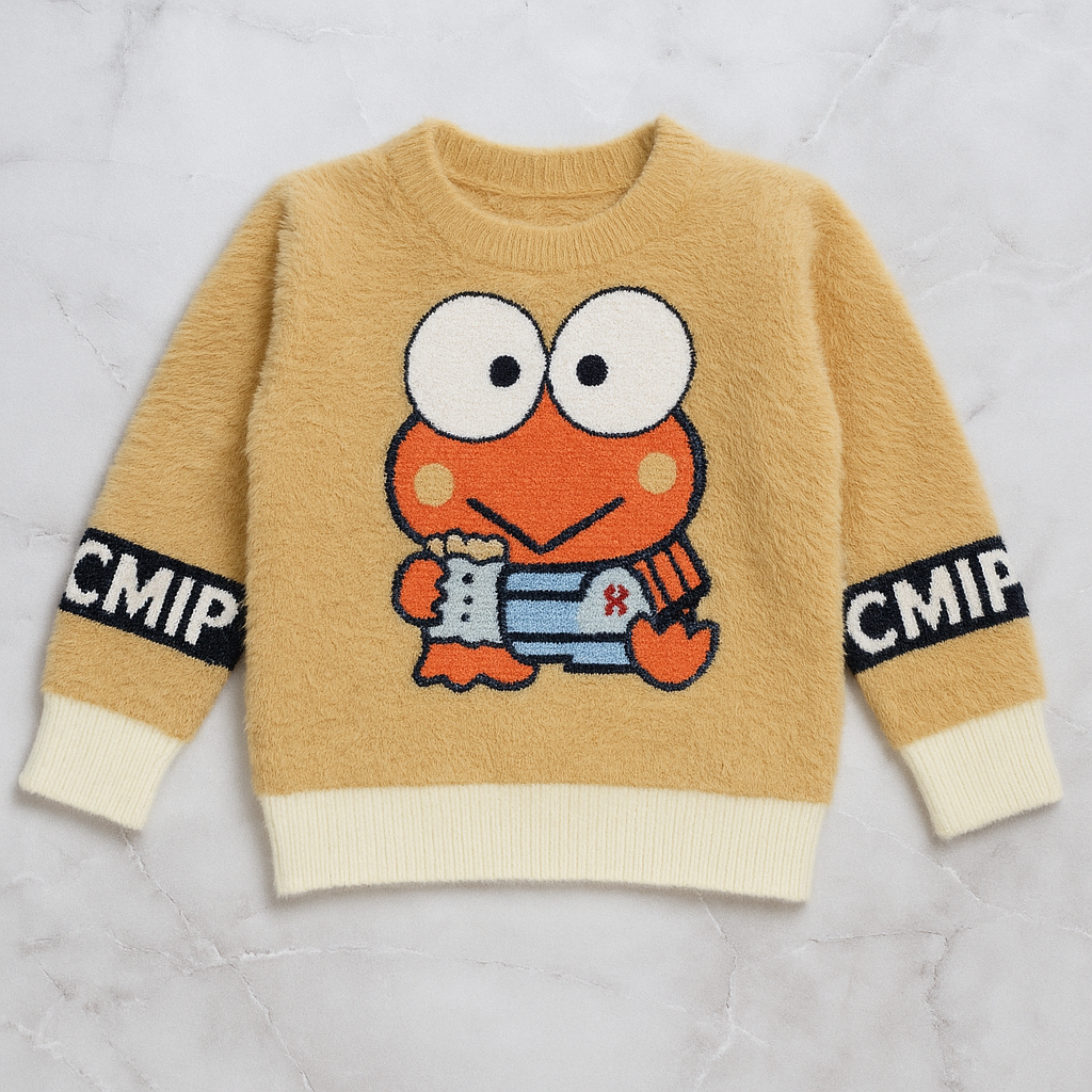 "Soft & Stylish Hair Wool Baby Sweater – Breathable, Hypoallergenic & Warm | Knitted Winter Essential for Babies" - THEREALLUXEWEAR